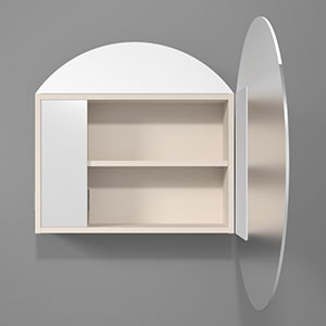 Ausführung Spiegelschrank: Türanschlag Rechts