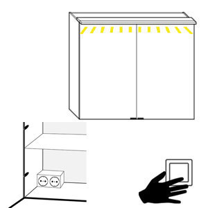 Schalter für Beleuchtung: Raumschaltung