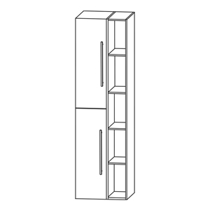Türanschlag: Links - Regal Rechts