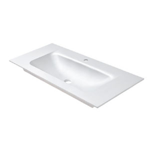 Waschtisch-Typ: 100 cm - VIVO 100, inkl. Clou Ab- und Überlauf in Chrom