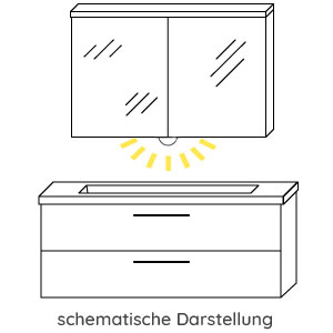 Waschplatz-Beleuchtung: LED - 2 Watt, 1 Spot