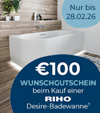 Riho 100 € Wunschgutschein Aktion